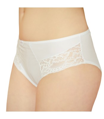 Lace Ornaments Briefs Knickers - White 3095